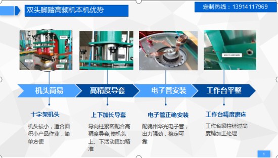 雙頭腳踏高頻機優勢